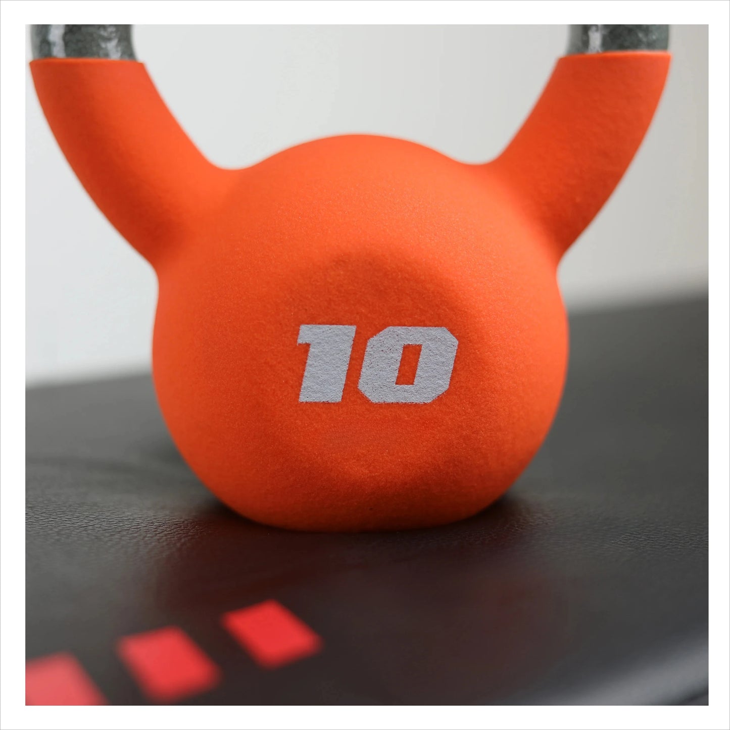 10lb Neoprene Coated Kettlebell, Orange