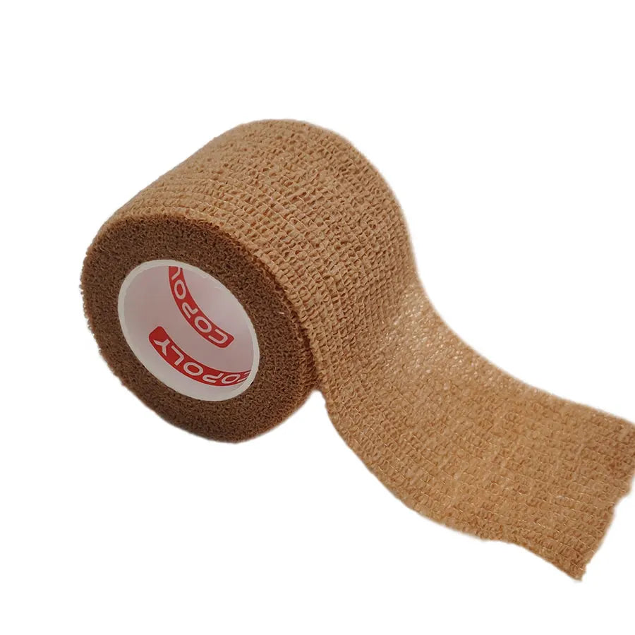1Roll 2.5/5/10cm Self Adhesive Elastic Bandage Sports Tattoo Kit Cohesive Tape Wrap Elastoplast for Injury Finger Wrist Ankle