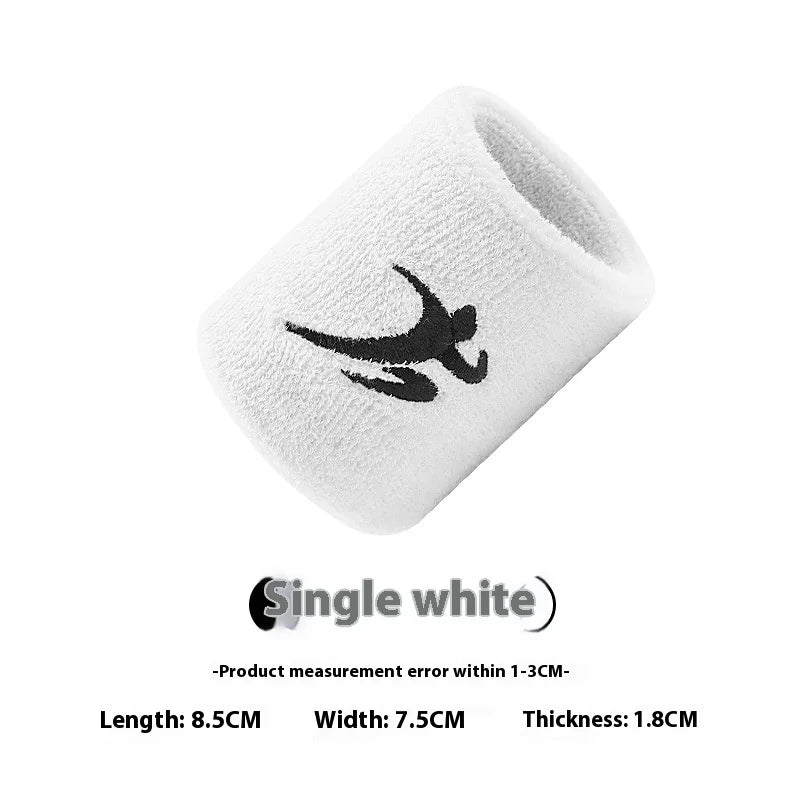 Sports wristbands for men and women, running, basketball, fitness, tennis, badminton, towels, breathable, sweat absorbing, high