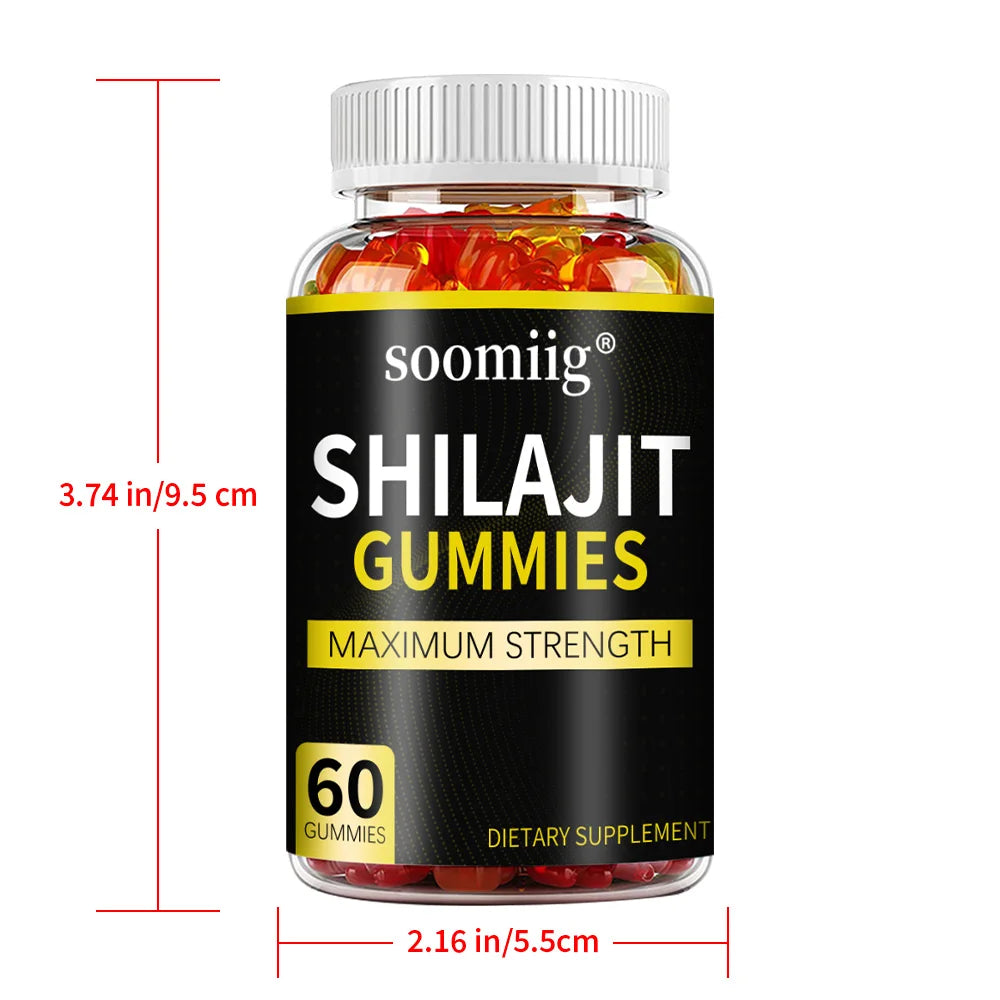 Shilajit gummies - improve energy endurance, increase muscle mass, help muscle recovery, relieve stress