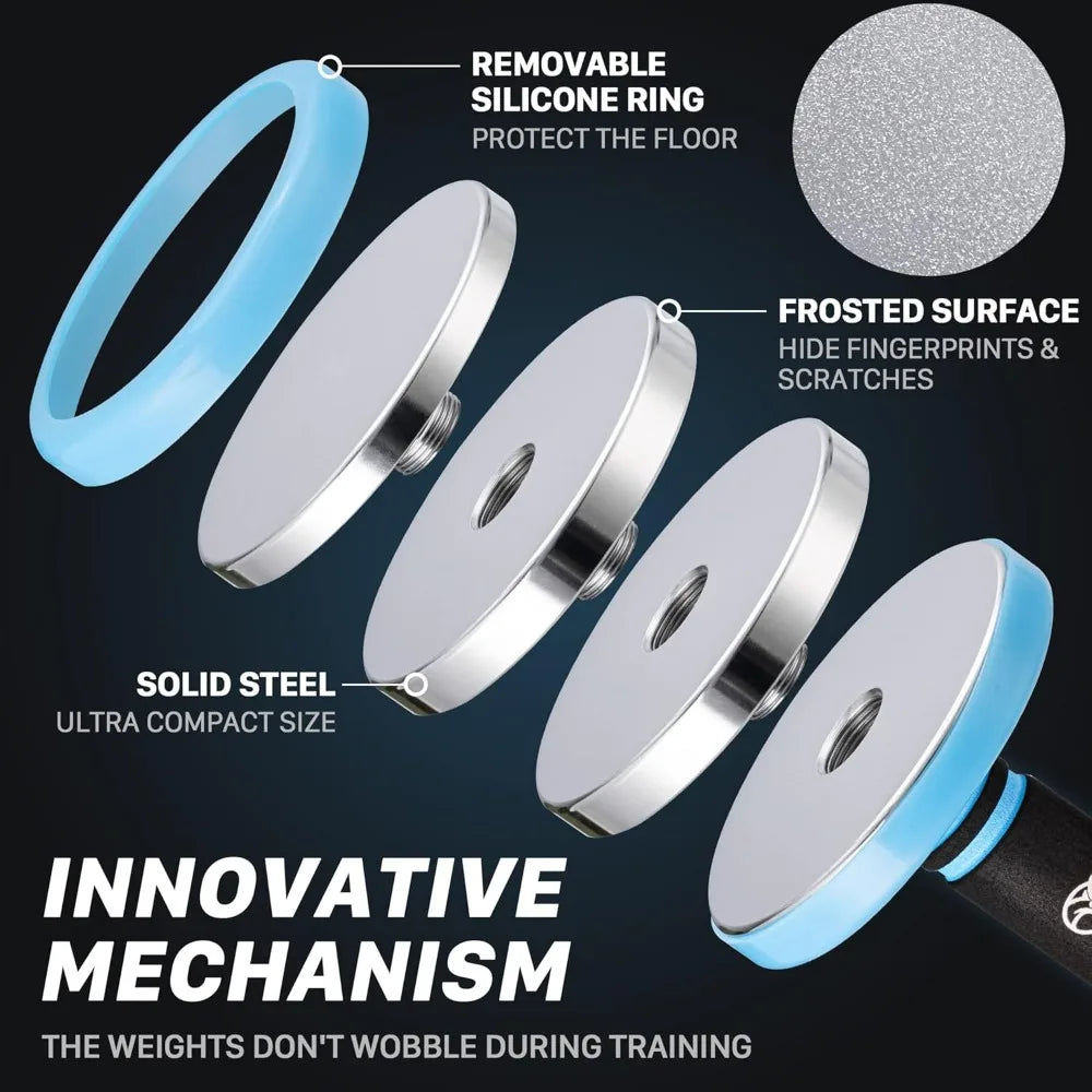 Adjustable steel dumbbells 40LB / 60LB - 2 in 1 dumbbell barbell set for home gym workouts - compatible with V1.0 dumbbells