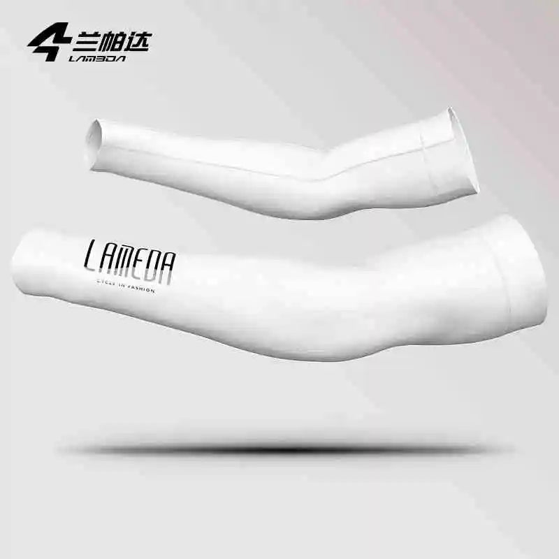 LAMEDA Cycling Arm Sleeves Man UV Protection Bicycle Riding Sleeve Mountain Men Sunscreen Arm Cover Ice Silk Bicycle Accessories