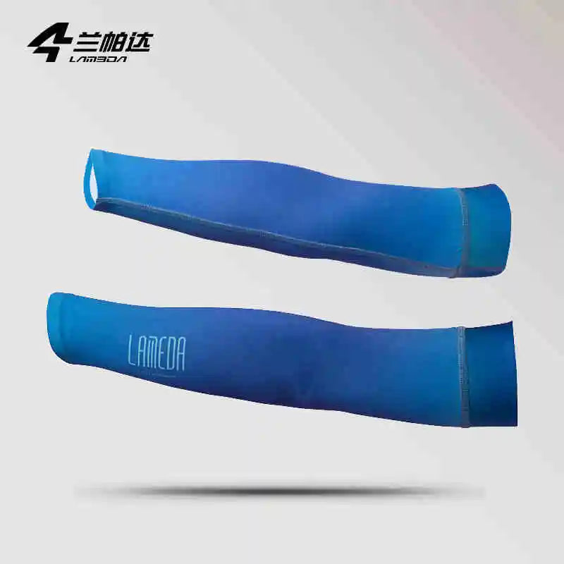 LAMEDA Cycling Arm Sleeves Man UV Protection Bicycle Riding Sleeve Mountain Men Sunscreen Arm Cover Ice Silk Bicycle Accessories