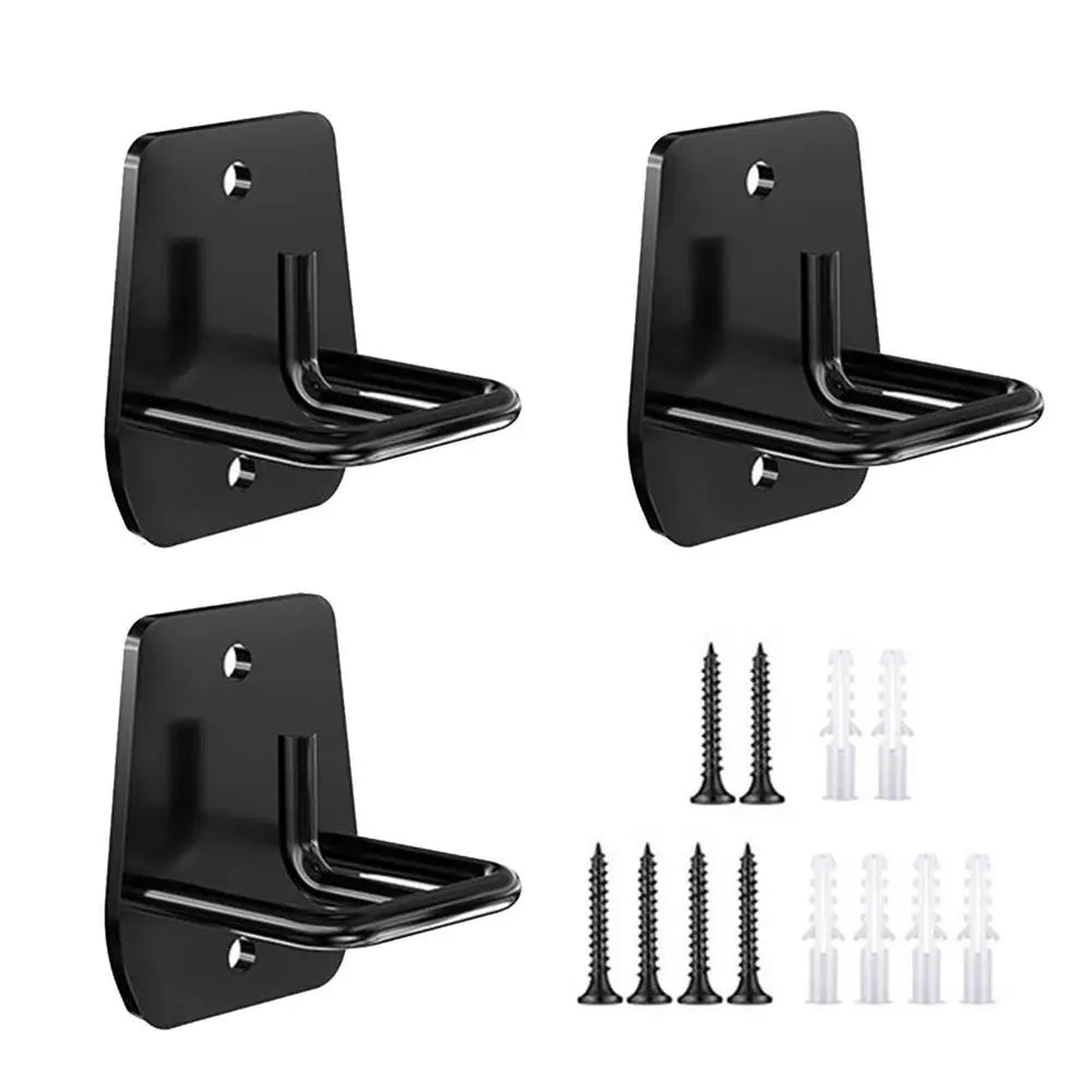 3pcs Multi-Purpose Home Gym Hook For Exercise Space Saving Resistance Band Metal Wall Hook Equipment Home Fitness Attachment