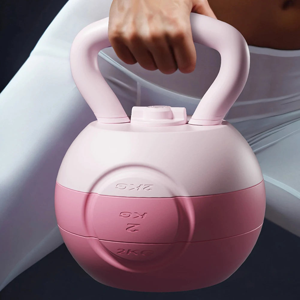 Water-filled Kettlebell Soft Kettlebell Shock-Proof Kettlebell Weights Anti Slip Grip Hand Weights Home Gym Equipment 2-4/6KG