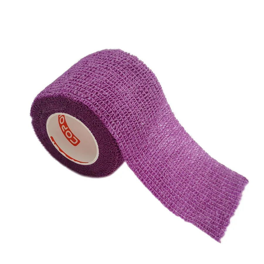 1Roll 2.5/5/10cm Self Adhesive Elastic Bandage Sports Tattoo Kit Cohesive Tape Wrap Elastoplast for Injury Finger Wrist Ankle