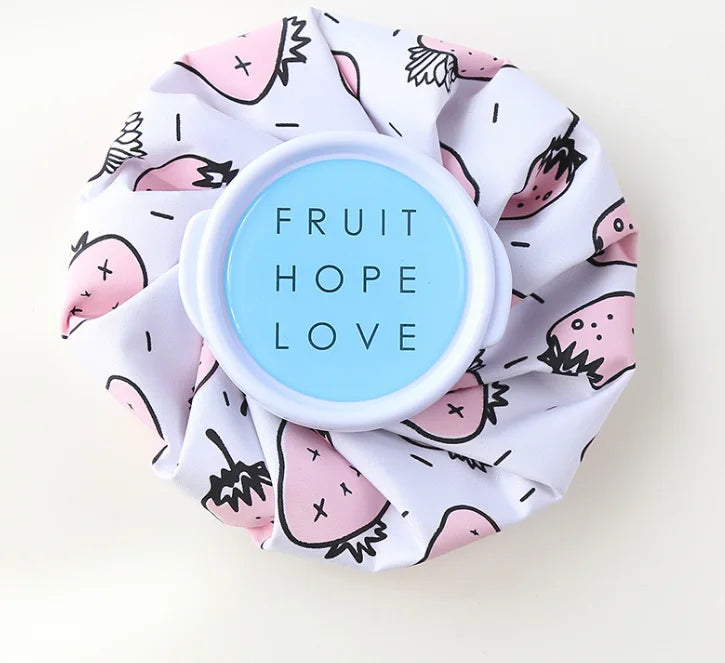 Cloth Ice Pack Household Folding Ice Pack Cartoon Thickening Leakproof Hot Water Bag Cold and Hot Compress Physiotherapy Bag Wat