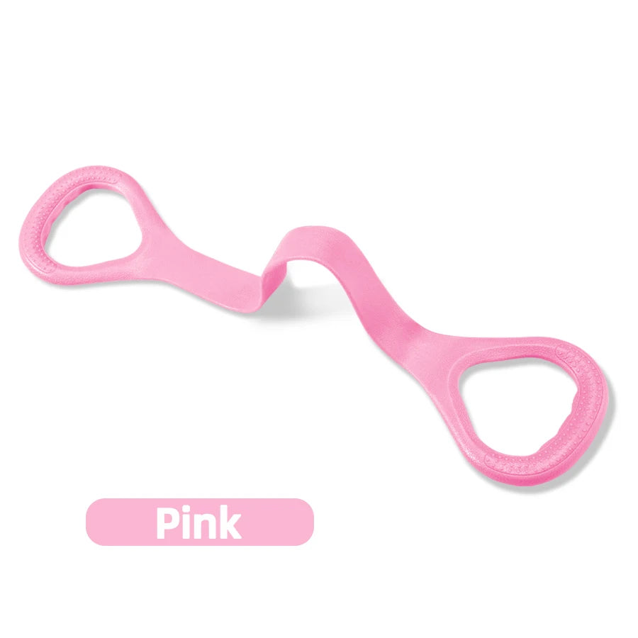 8 Fitness Workout Resistance Band Arm Back Shoulder Exercise Elastic Training Band Yoga Pilates Physical Therapy Equipment