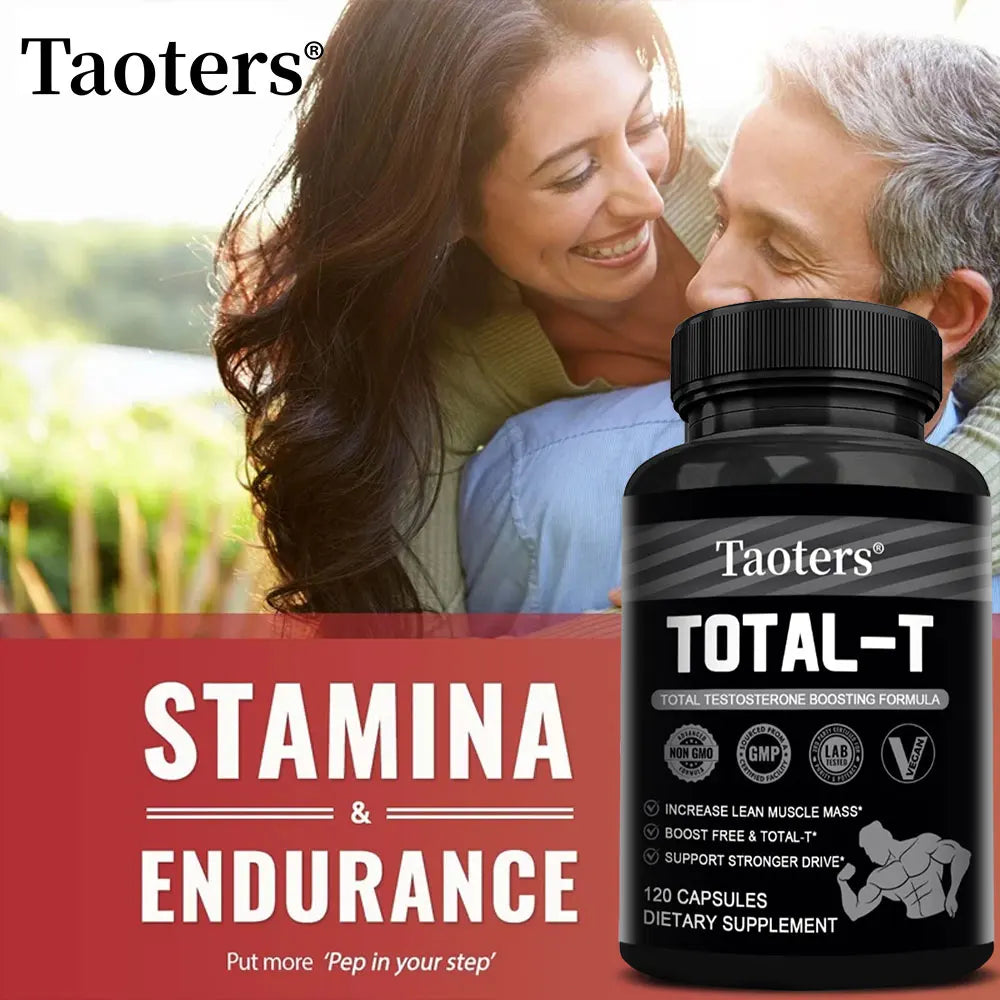 Supports Healthy Muscle Levels - Men's Supplement, Energy and Vitality Booster, Supports Strength and Endurance