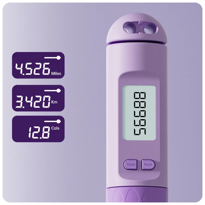 Counting Jump Rope ball Anti-Skid Handle Cordless Weighted Jump Rope for Home Use Portable Weight Loss for Indoor Outdoor