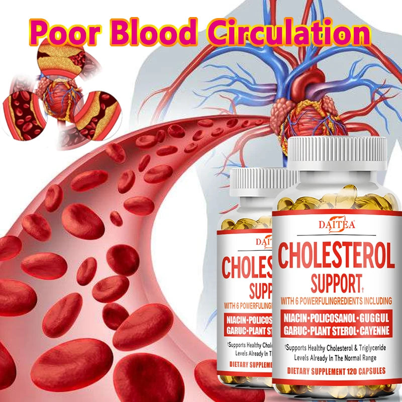 Cholesterol Health, Helps The Heart and Circulatory System, Cardiovascular, Antioxidant, Supports HDL Levels, Metabolism