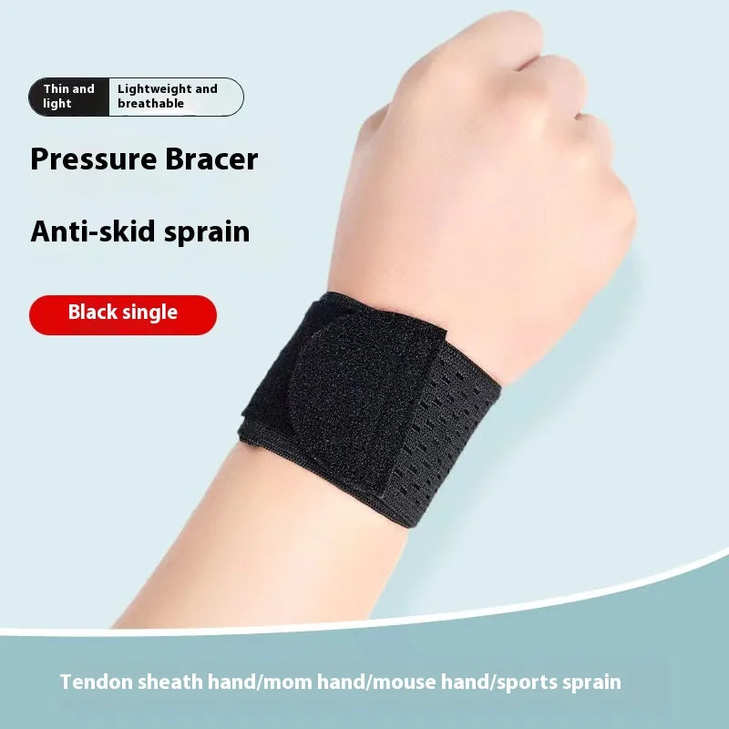 Sports wrist protector for women with twisted tendon sheath, badminton, basketball, fitness, lightweight, compressed, high elas