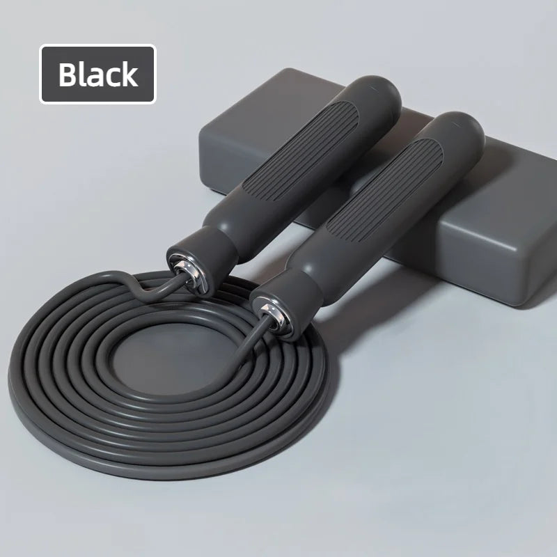 Adjustable Jump Rope For Speed Skipping Exercise Weight-Loss Fitness Women Men And Kids Ropea Length Steel Ropes With Bearings