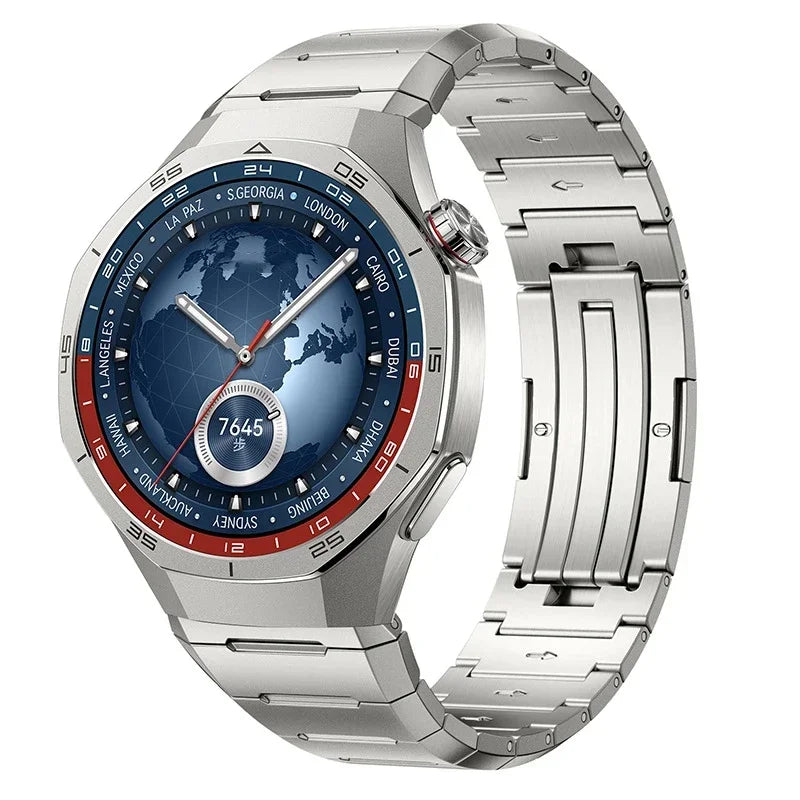 No Gaps Luxury Titanium Strap for Huawei Watch GT 5 Pro Metal Bracelet for Huawei Watch GT5 Pro Specialized Men's Style Strap