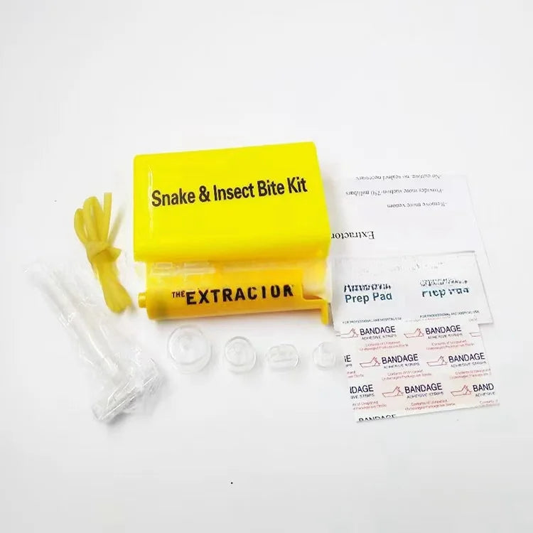 Camping Venom Extractor Snake Insect Bite First Aid Kit Outdoor Emergency Survival Rescue Venomous Bee Bite Vacuum Detox Pump