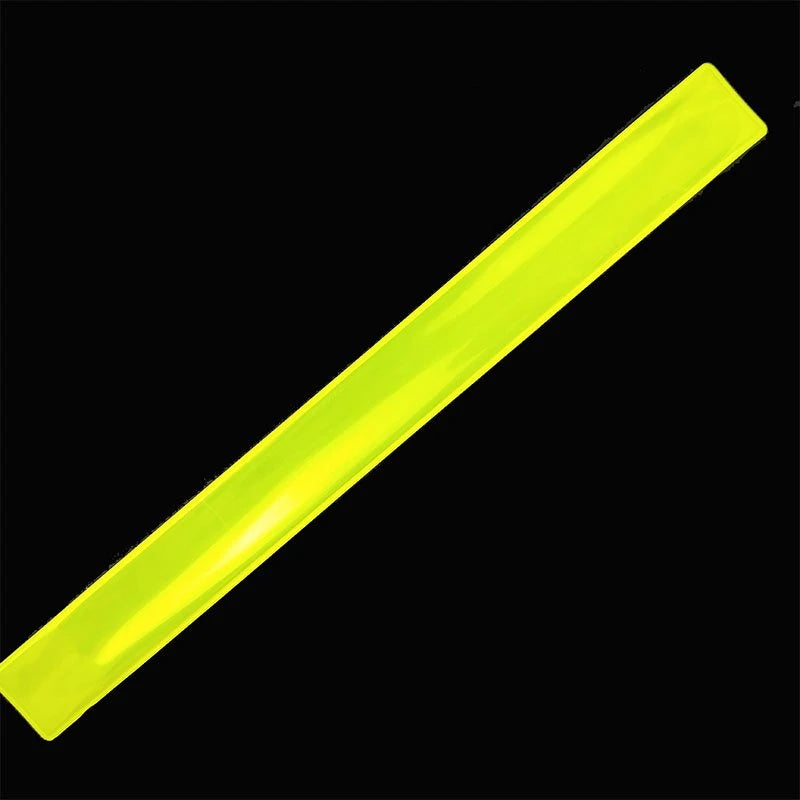 2pcs Bicycle Reflective Strips Safety Legs Tie Reflective Strap Reflective Material Traffic Safety Rain Coat Reflective Tape