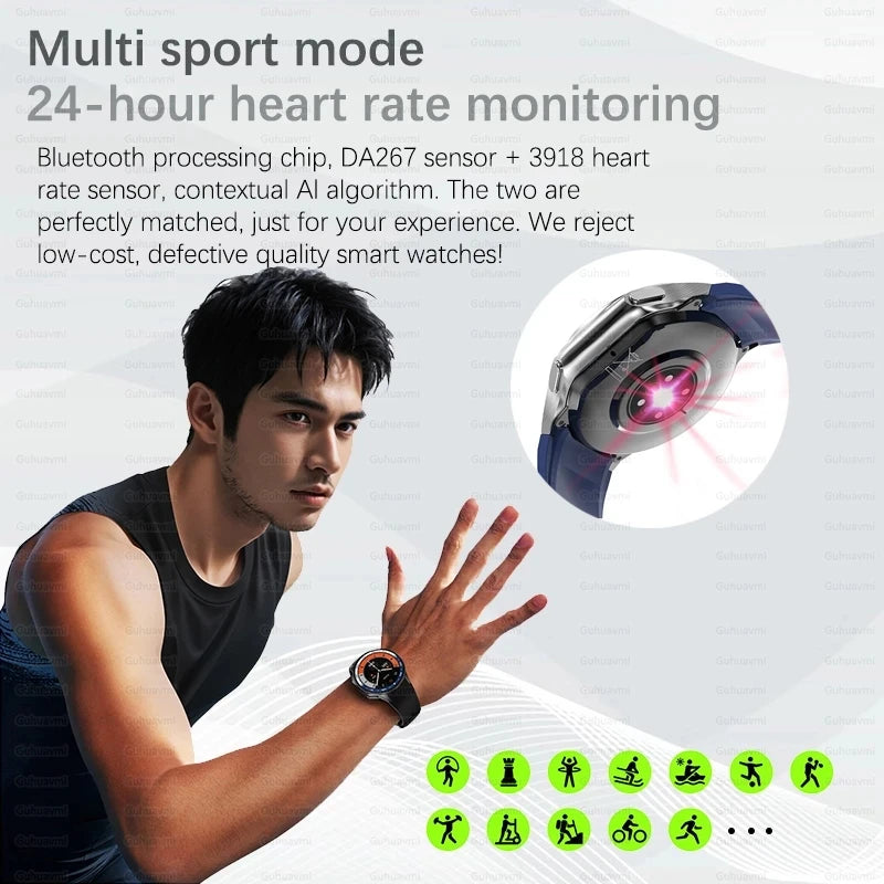 2024 New Men Business Watch For Xiaomi OPPO Watch X 4G Large Memory Video playback Smartwatch Sport Fitness Waterproof Watches