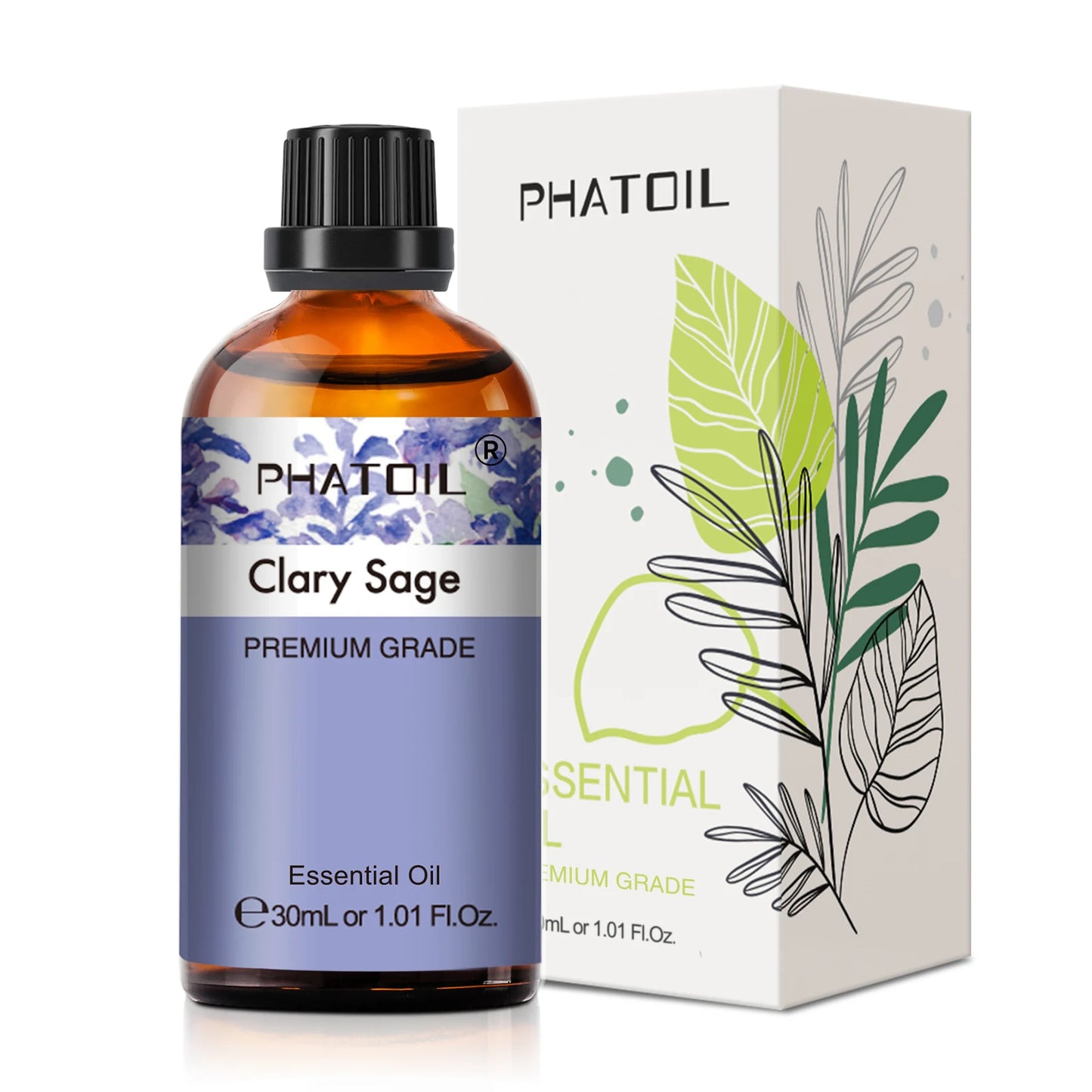 PHATOIL 1PCS Aromatherapy Essential Oil 30ml Lemon Eucalyptus Spearmint Australian Tea Tree Juniper Rose Aroma Essential Oils