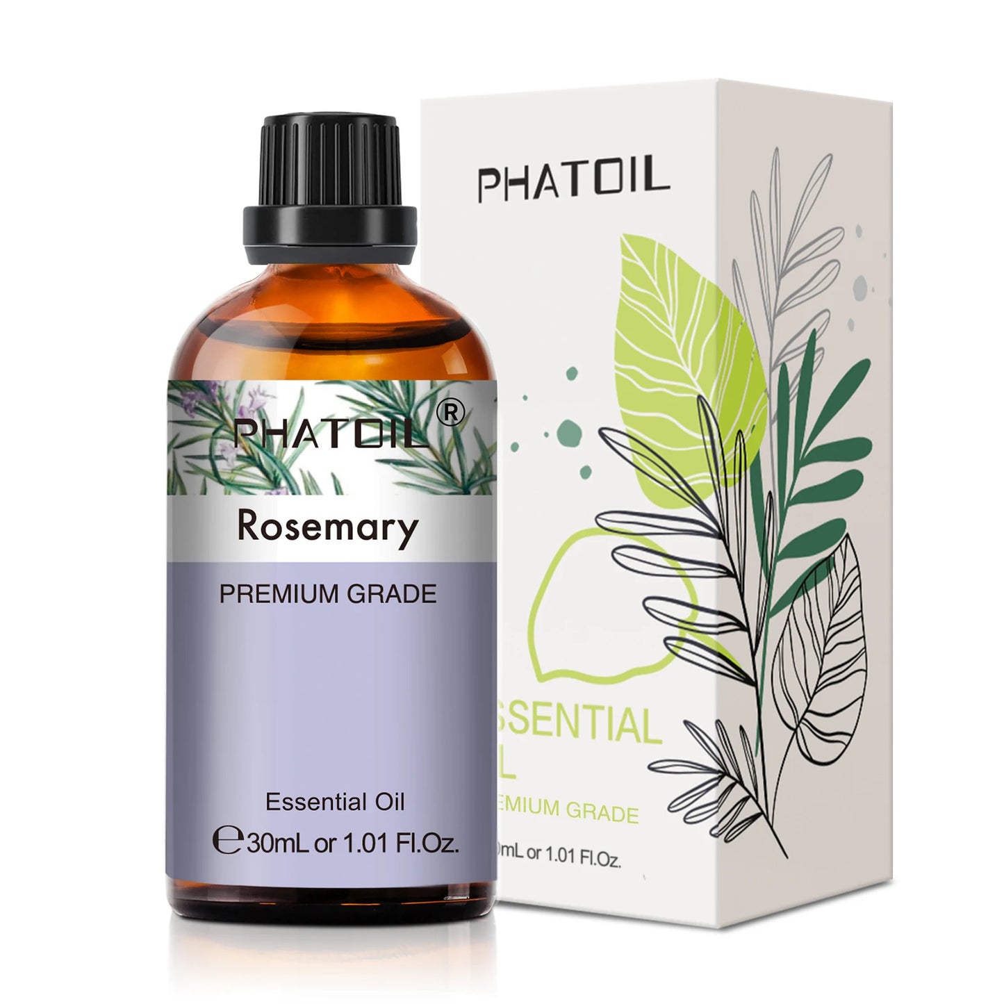 PHATOIL 30ml Aromatherapy Essential Oil Lavender Eucalyptus Vanilla Sweet Orange Aroma Oils For Diffuser Candle Making DIY Soap