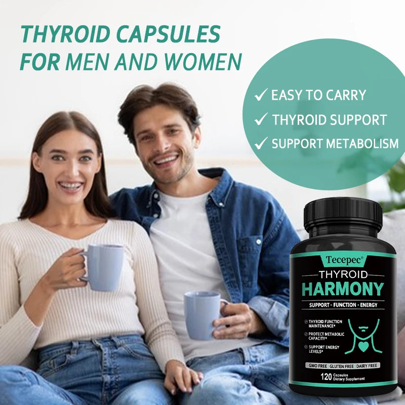 Thyroid Health Supplements Boost metabolism, relieve stress and brain fog, balance the body's metabolic function