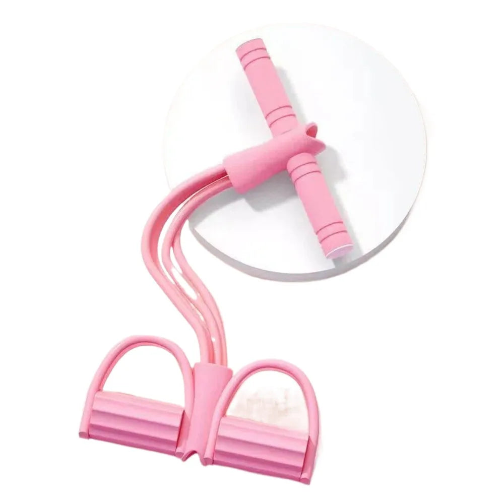 6-Tube Resistance Bands Set with Foam Sport At Home Yoga Pedal Puller Shoulder Opening TPE 8-Line Tension Rope Fitness Equipment