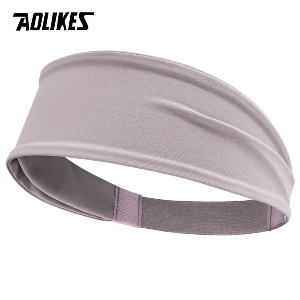 AOLIKES Sport Headbands for Men Women Non-Slip Moisture Wicking Workout Sweatband Fitness Running Cycling Football Yoga Hairband