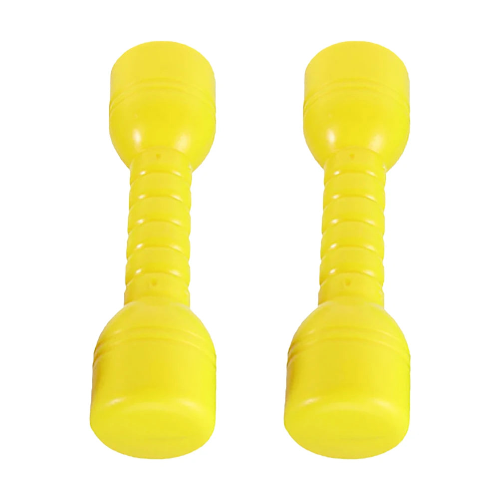 2Pcs Plastic Dumbbells Children'S Sports Fitness Dumbbells Fitness Equipment Children Dumbbells Toddler Toys Fitness Barbell