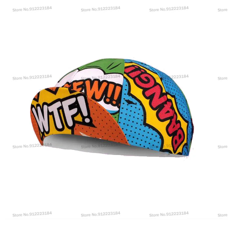 Cycling Hat Funny Road Bicycle Cap Summer Breathable Colorful Bike Headwear Men and Women Gorra Ciclismo