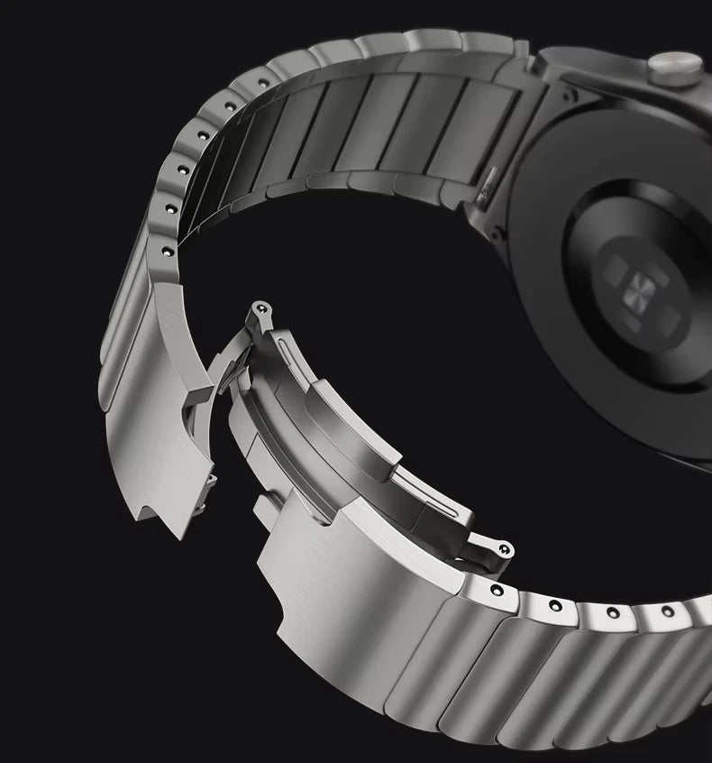 22mm Luxury Stainless Steel Strap For Huawei Watch GT 5 Pro GT5 GT4 GT3 GT2 Pro/GT2 46mm Metal Bracelet for Huawei Watch 3/4 Pro