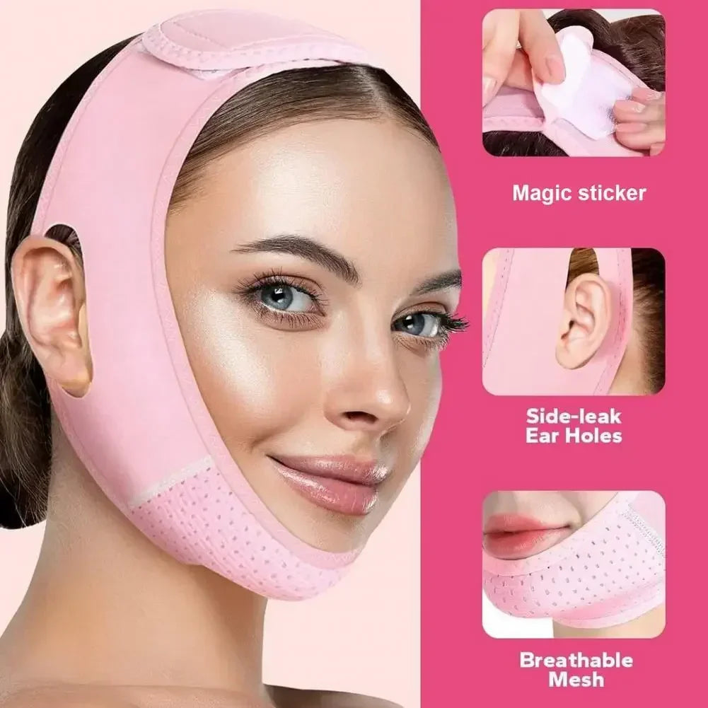 Women Face Slimming Bandage Face Lifting Band V Line Shaper Chin Cheek Lift Up Belt Facial Massage Strap Beauty Skin Care Tools
