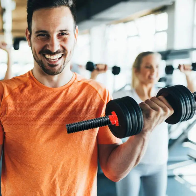 Dumbbell Handle 2pcs Adjustable Dumbbell Bar Handle Standard Threaded Dumbbell Handle For Men And Women Weightlifting