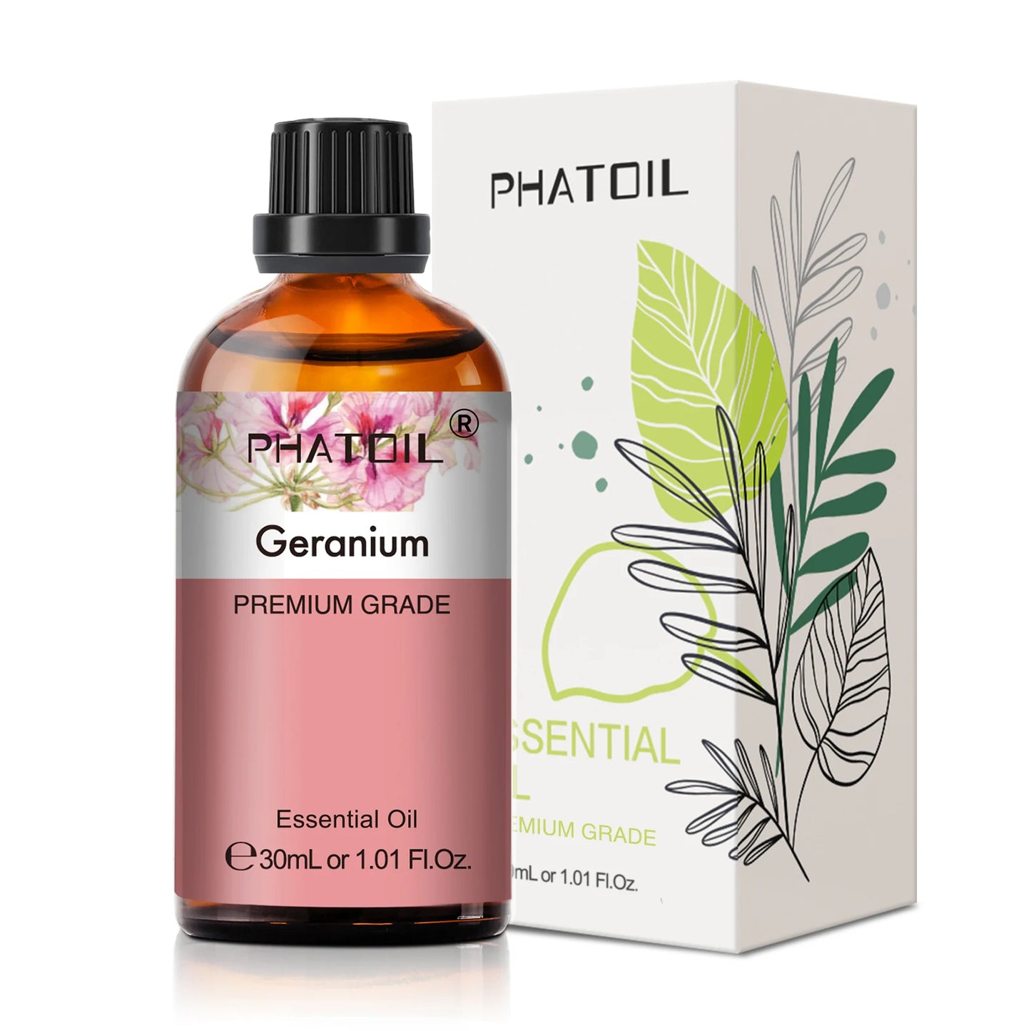 PHATOIL 1PCS Aromatherapy Essential Oil 30ml Lemon Eucalyptus Spearmint Australian Tea Tree Juniper Rose Aroma Essential Oils