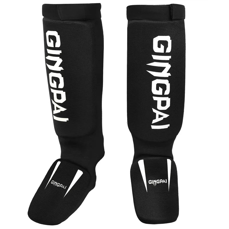 Cotton Instep Shin Guard Karate/Sanda/Taekwondo/Muay Thai/Boxing Leggings Ankle Support Protection Foot Brace Equipment