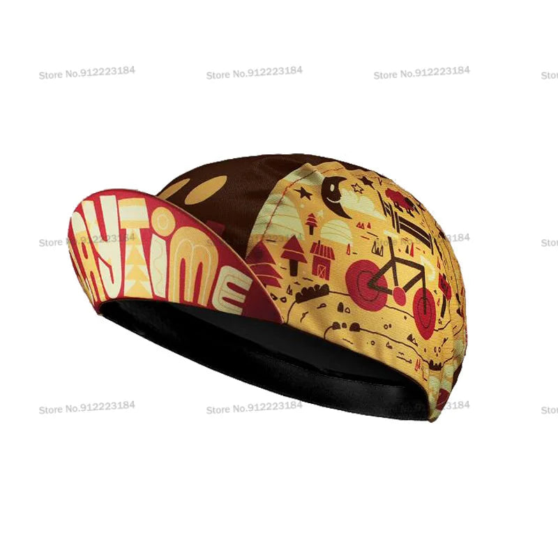 Cycling Hat Funny Road Bicycle Cap Summer Breathable Colorful Bike Headwear Men and Women Gorra Ciclismo