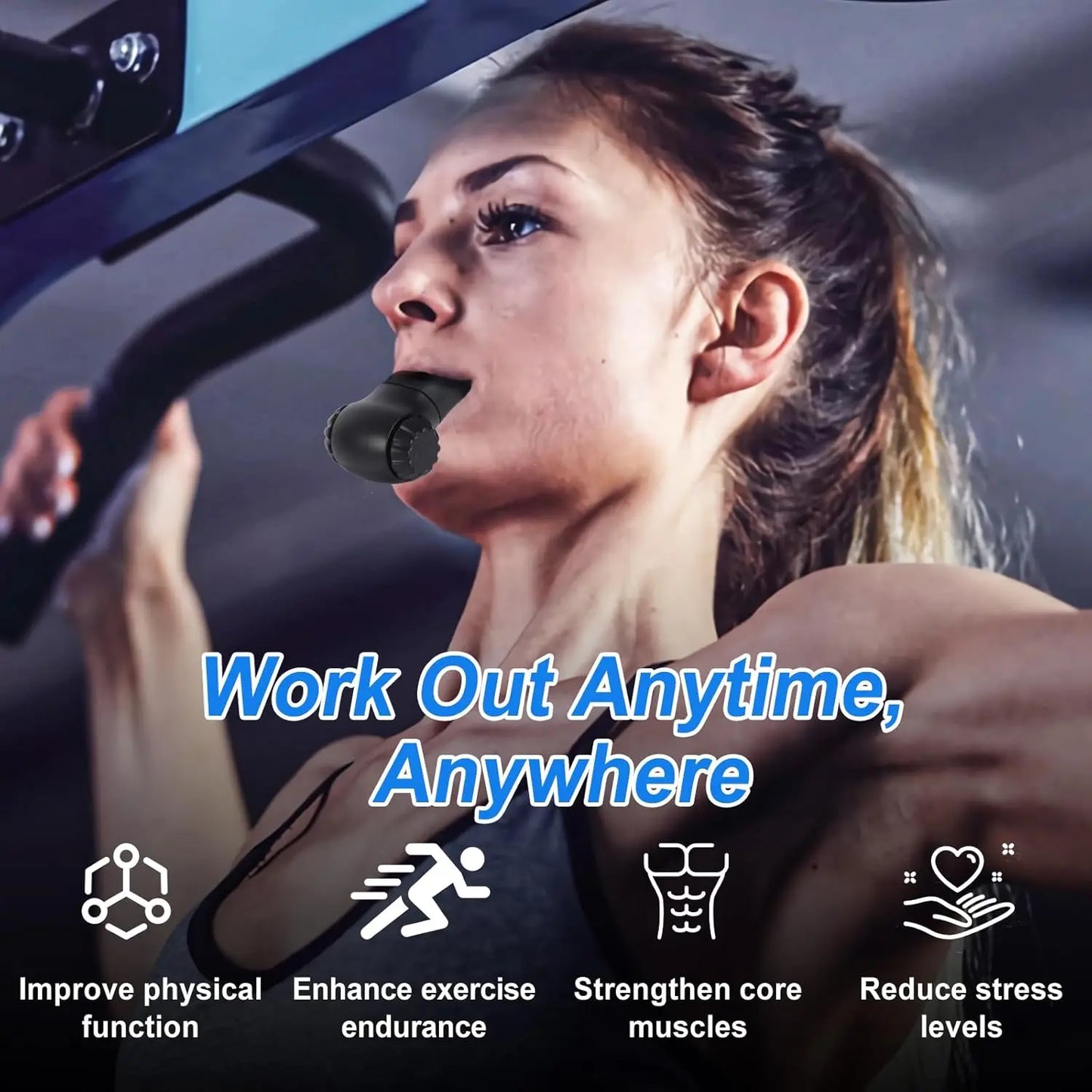 Breathing Trainer Lung Respirator Fitness Equipment Respiratory Silicone High Altitude Training Outdoor Expiratory Exercise Tool