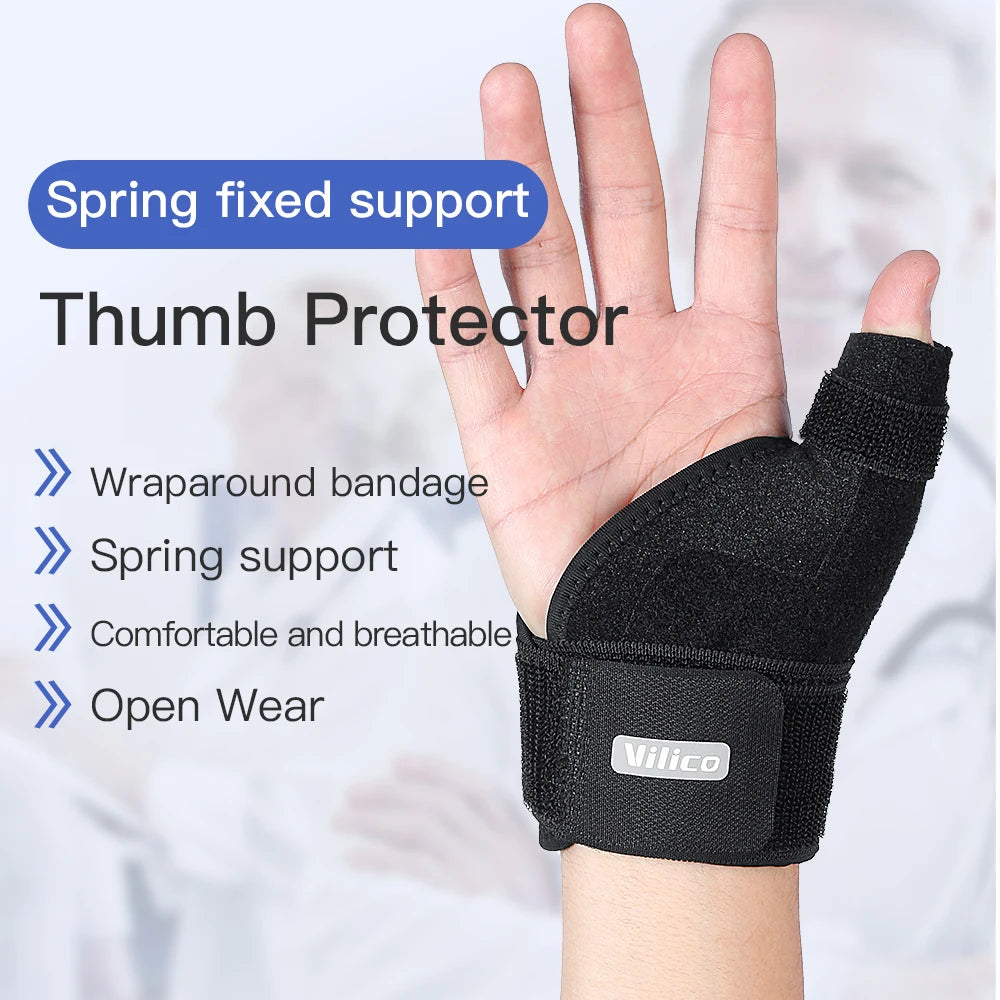 1PC Flexible Splint Wrist Thumb Support Brace for Tendonitis Arthritis Breathable Thumb Protector Guard Fits Right and Left Hand