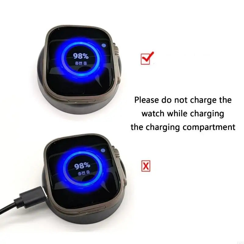 Smart Watch Magnetic Charging Cable Power Bank for DW99/CDS9/CD99/JC01/JC02/JC02PRO/VP600/H18/H19 Android Smartwatch