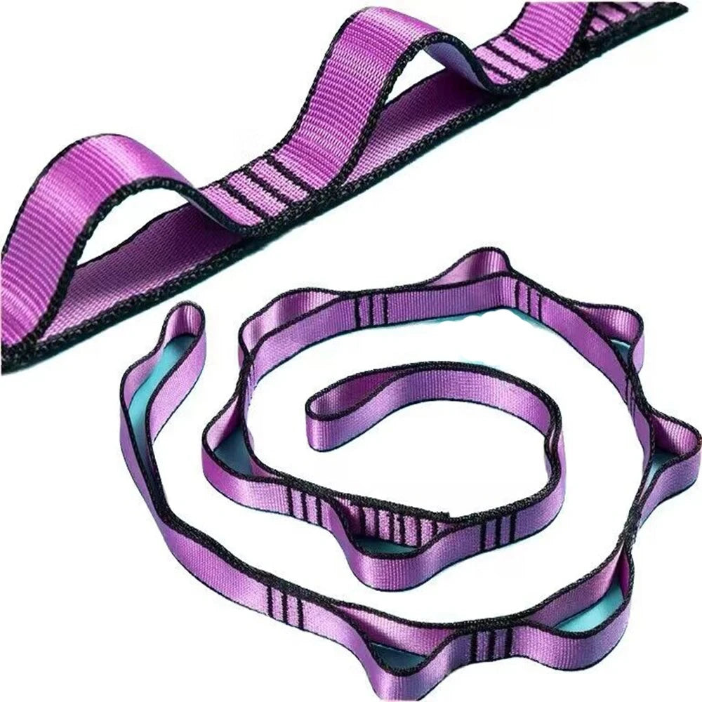 Hanging Rope Climbing Rope Chrysanthemum Yoga Stretch Belt Extender Strap Rope for Aerial Yoga Hammock Swing Flying Anti-Gravity