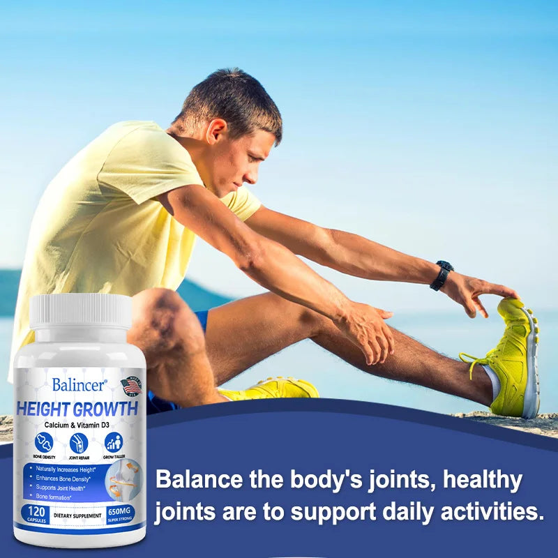 Bone Growth Supplement for Adults and Children - Increase Bone Density, Reduce Bone Loss, Support Osteoporosis