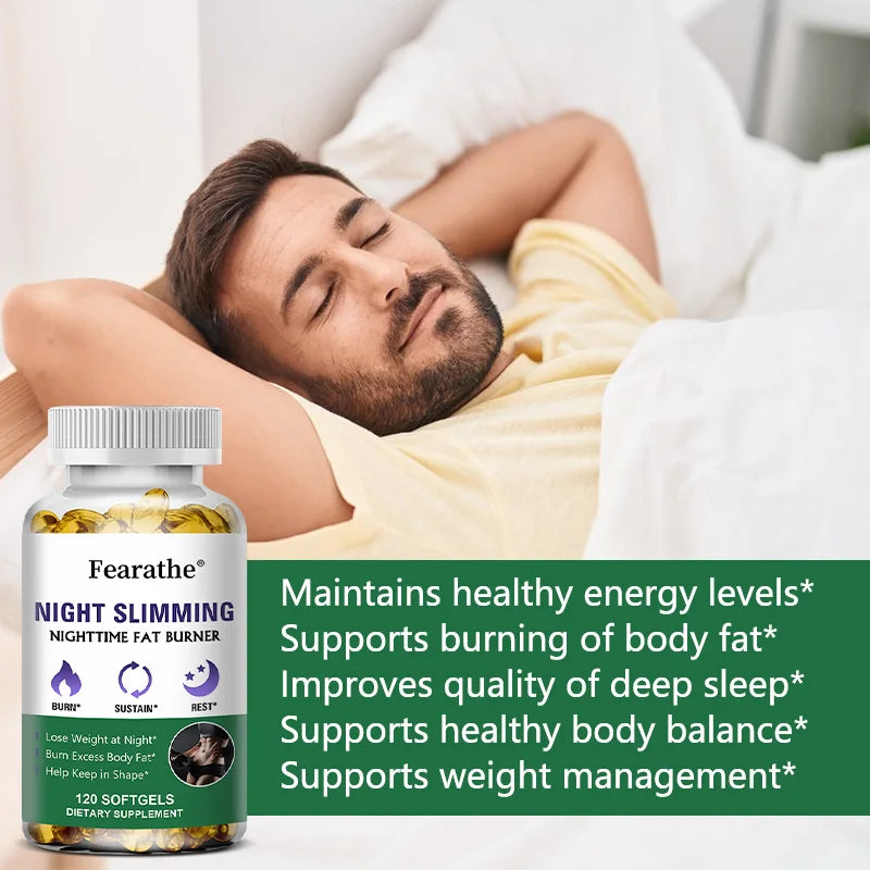 Night Fat Burning, Sleep and Weight Management, Eliminate Belly Fat, Promote Energy Metabolism, Suitable for Both Men and Women