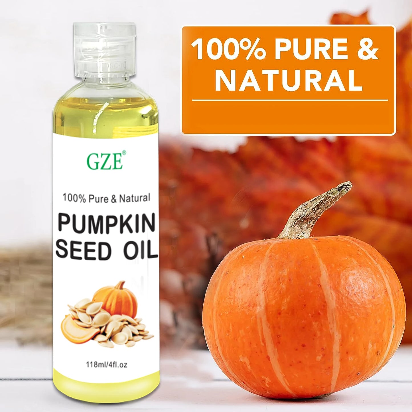 GZE Pumpkin Seed Carrier Oil Almond Oil Almond Oil Organic Pure Natural Cold Pressed Unrefined Oil