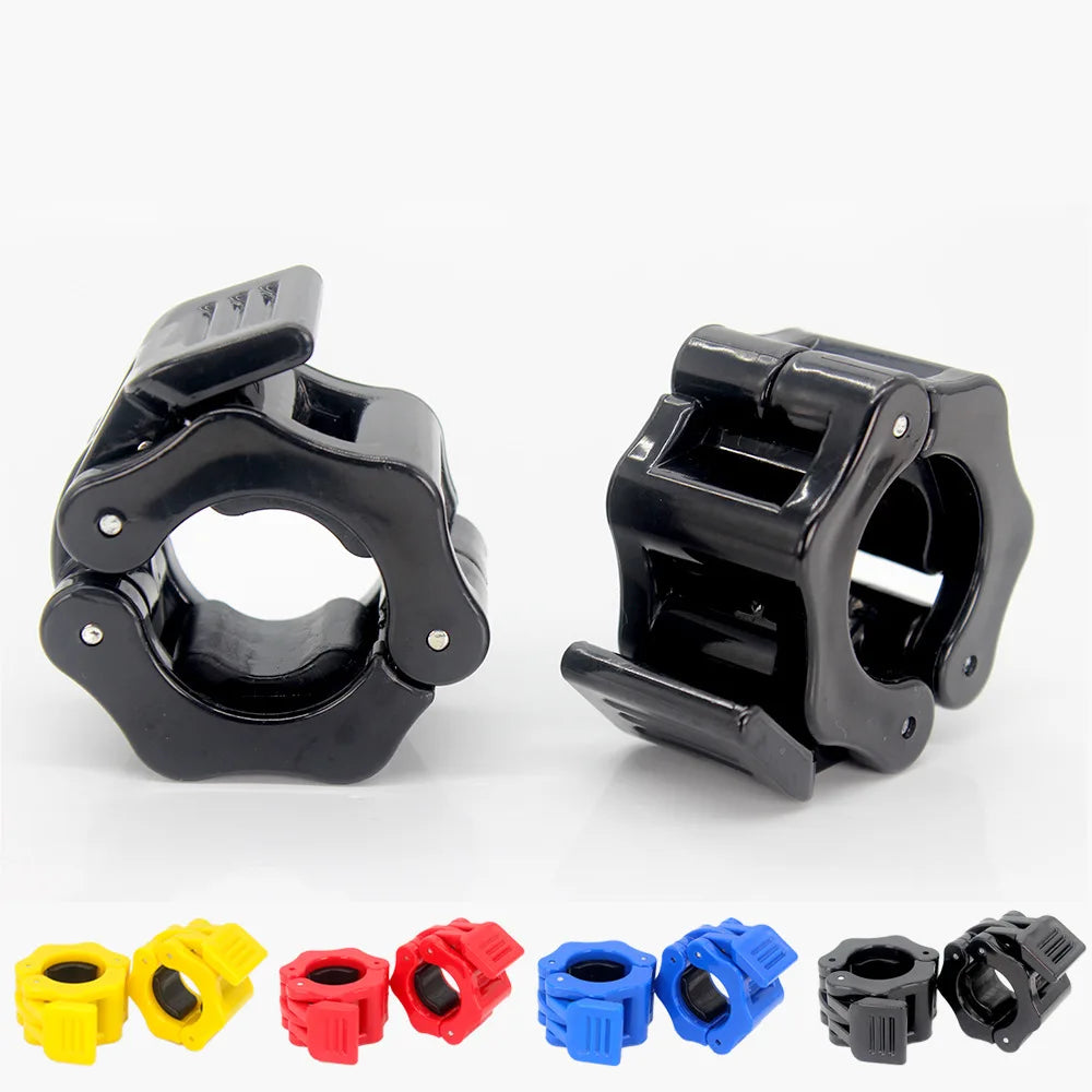 1“/2" Dumbbell Clips Barbell Clamp Collars Quick Release Standard Barbell Clip Non-Slip Lock for Gym Weightlifting Powerlifting