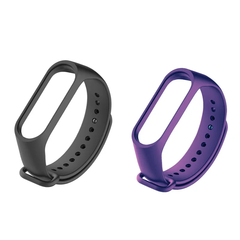Watchbands For Xiaomi Mi Band 7 6 5 4 3 starp Wristband Silicone Bracelet Wrist Straps combination Smartwatch Accessories