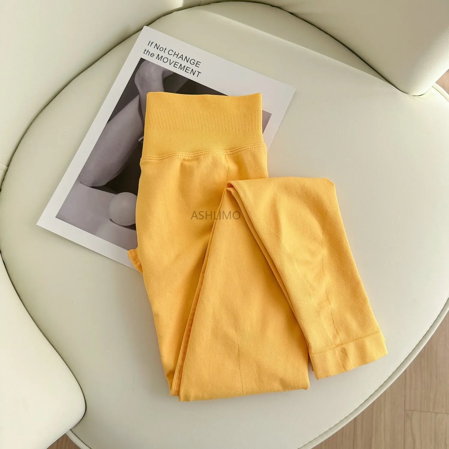 Impact Leggings With Logo Gym Seamless Leggings Women Low Waist Scrunch Bum Leggings Workout Clothes Sports Tights Yoga Pants