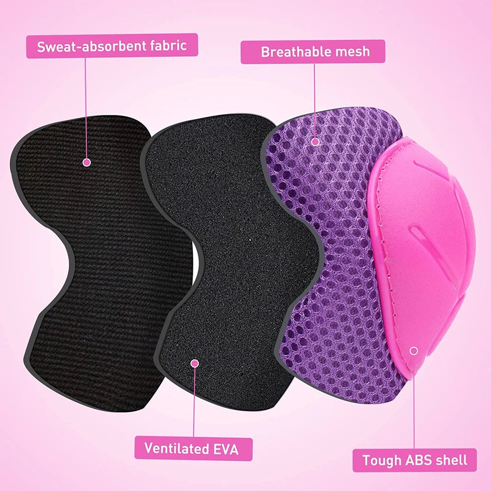 Kids Knee Pads Elbow Pads Guards Protective Gear Set Safety Gear for Roller Skates Cycling Bike Skateboard Inline Riding Sports