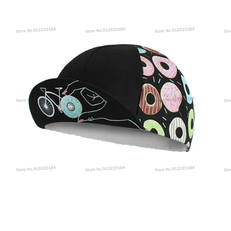 Cycling Hat Funny Road Bicycle Cap Summer Breathable Colorful Bike Headwear Men and Women Gorra Ciclismo