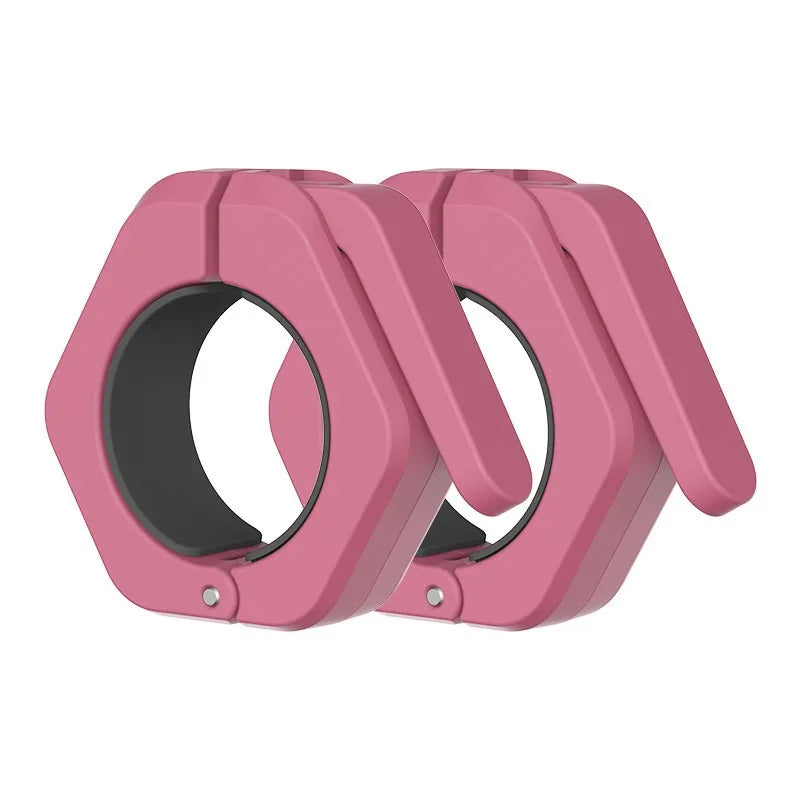 Quick Release Barbell Clamps Spin lock Barbell Collars Weight Bar Clips for Weightlifting and Strength Training