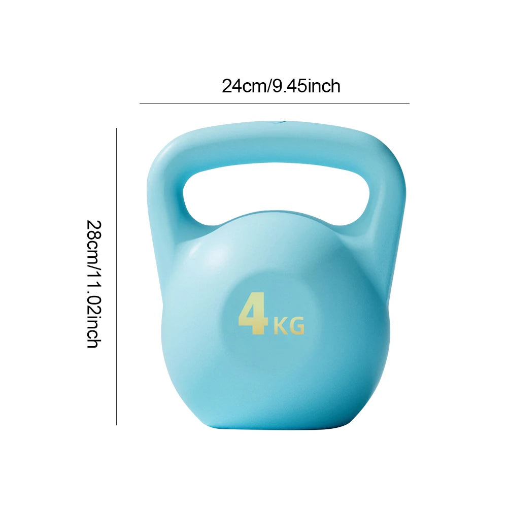 Water-filled Kettlebell Soft Kettlebell Shock-Proof Kettlebell Weights Anti Slip Grip Hand Weights Home Gym Equipment 2-4/6KG