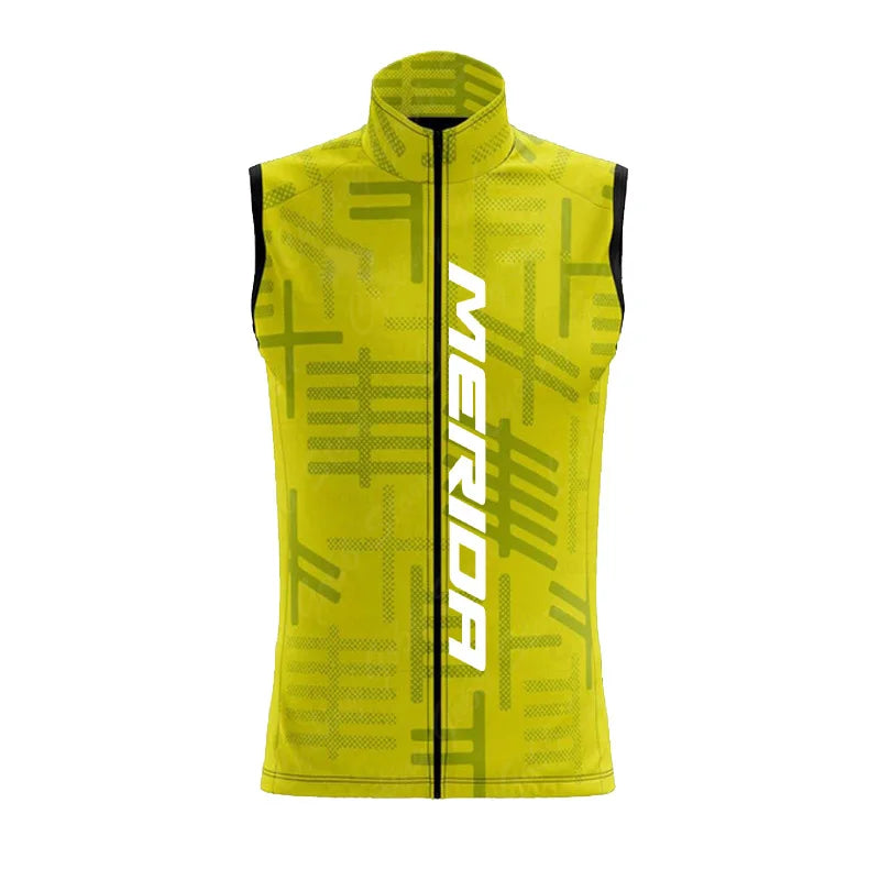 Cardigan Chest Vest Cuts Wind Cycling Waterproof Running Vest 2025 Man Sleeveless Cycling Jersey Men Summer Men's Vests merida
