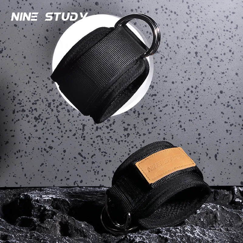 Adjustable Wrist Cuffs Neoprene Padded Straps for Cable Machines Resistant Band Strength Training Fitness Equipment